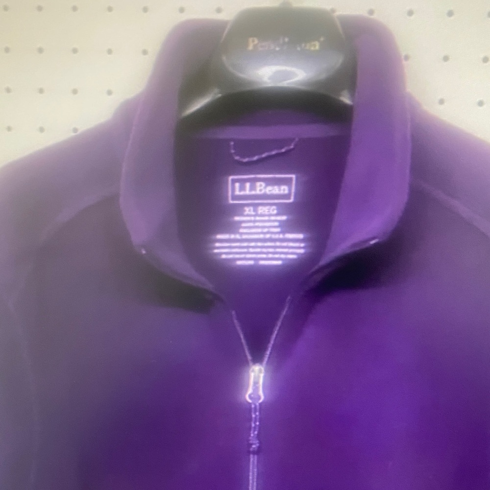 L.L. Bean Women’s Deep Purple Fleece Jacket